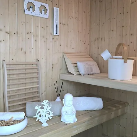 Дом отдыха Strandhaus Ruegen 243 - Meerblick, Sauna, Kamin & Whirlpool *