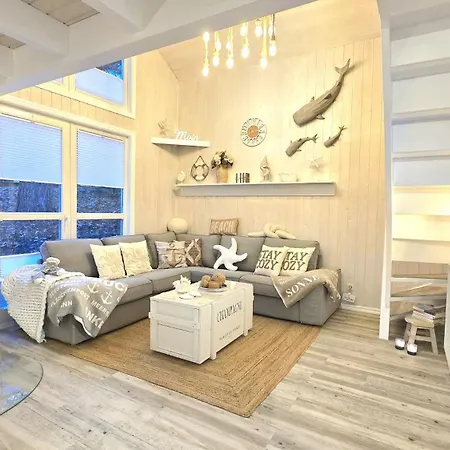Ferienhaus Strandhaus Rügen 243 - Meerblick, Sauna, Kamin&whirlpool